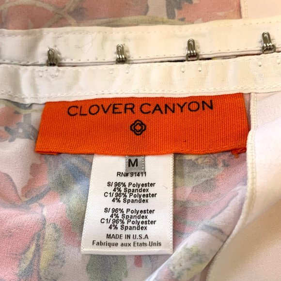 Clover Canyon Frederick Floral Crop Cami Size Medium - Picture 6 of 12